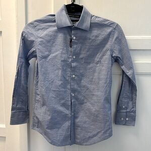 Blue Michael Kors Boys Button Down Shirt. size 10